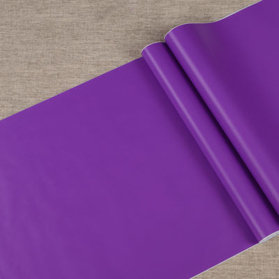 kwaliteit  Jinyi 5553 Handcraft Waterproof Purple Wall Furniture Gift Book Cover Solid Simple Home Decor PVC Material Sticker fabriek