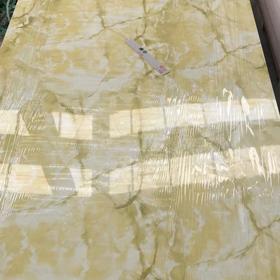 High Glossy Fashionable And Beautiful PVC Marble UV Coated Board